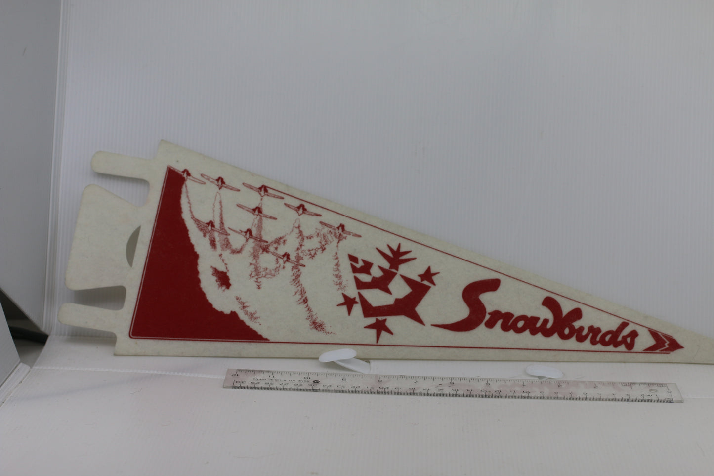 VINTAGE Snowbirds SOUVENIR FELT PENNANT FLAG plane