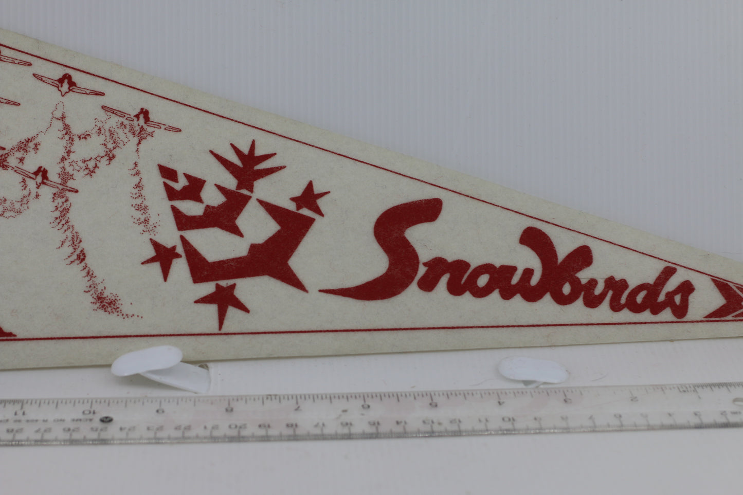 VINTAGE Snowbirds SOUVENIR FELT PENNANT FLAG plane