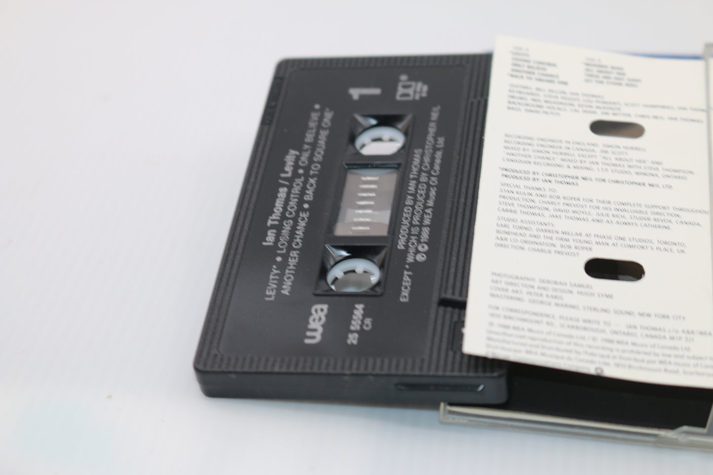 Cassette Tape, IAN THOMAS Tape, LEVITY Album, Ian Thomas Album, Music 1988