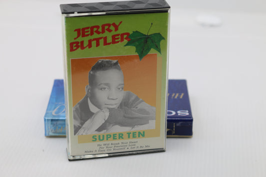 Cassette Tape Jerry Butler - Super Ten - Cassette Tape album Vintage rare music
