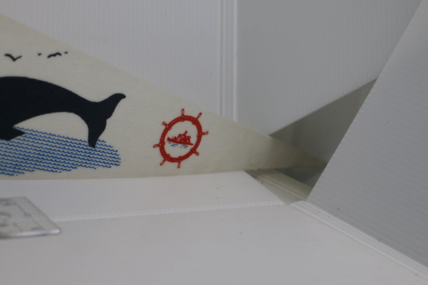 VINTAGE ILSE-AUX-COUDRES SOUVENIR FELT PENNANT FLAG VTG #2