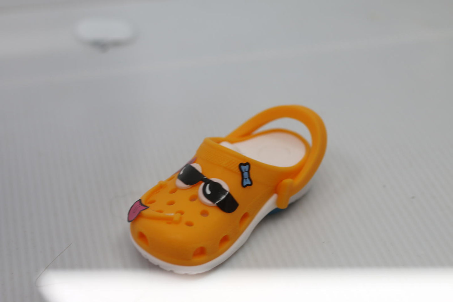 Crocs Kids' Orange Clog Sandals w/ Sunglasses Design McDonald's Happy Meal Toys