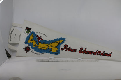 VINTAGE Prince Edward Island SOUVENIR FELT PENNANT FLAG Allied Sales