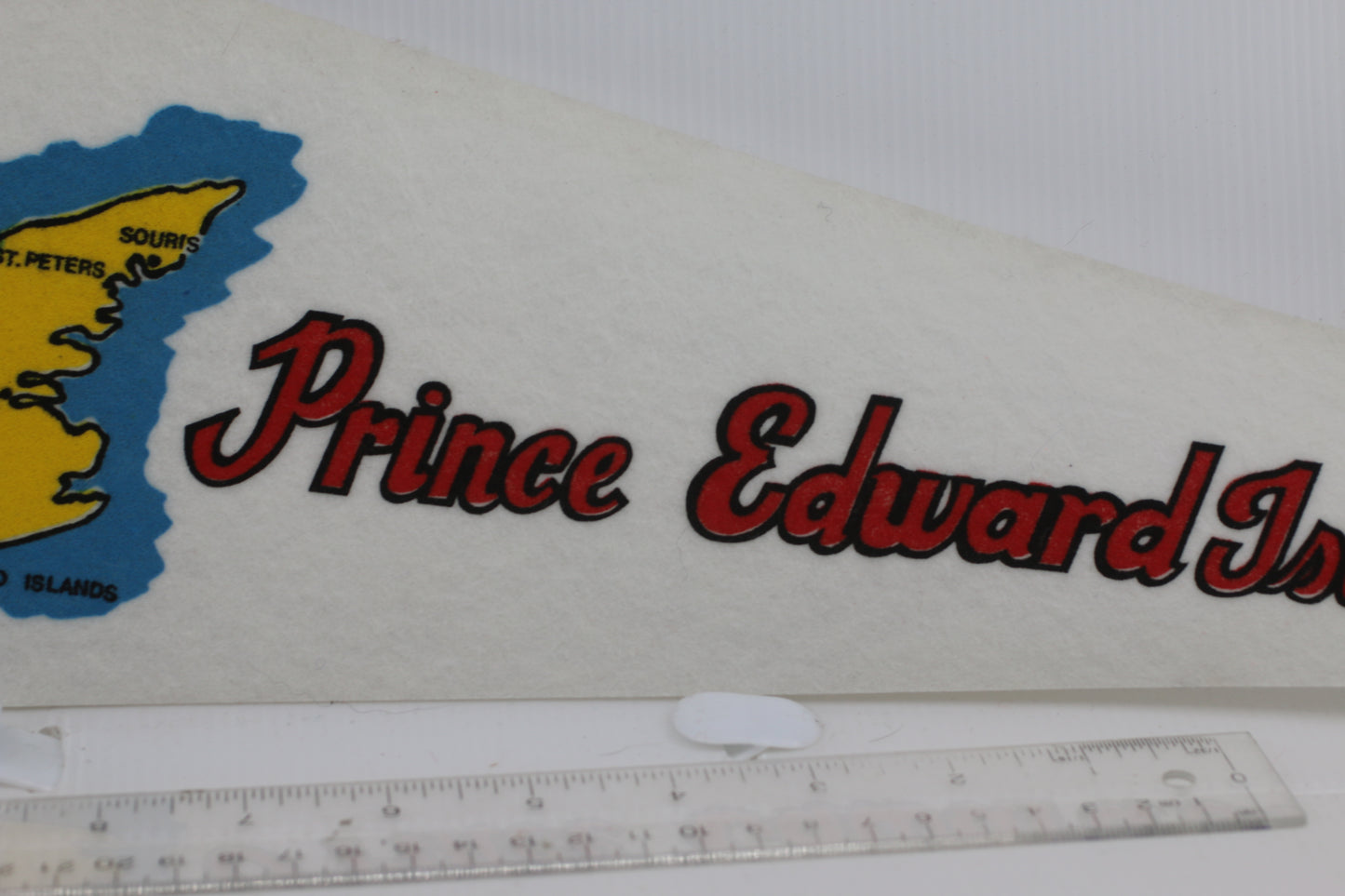 VINTAGE Prince Edward Island SOUVENIR FELT PENNANT FLAG Allied Sales