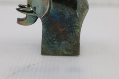 Vtg Gunnar Cyrén for Dansk Silver Plate Elephant Figurine Paperweight MCM Modern