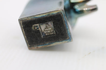 Vtg Gunnar Cyrén for Dansk Silver Plate Elephant Figurine Paperweight MCM Modern