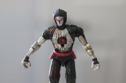 GI JOE 2002 COBRA B.A.T. v3 FIGURE BATTLE ANDROID TROOPER COMPLETE