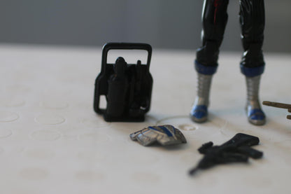 GI JOE 2002 COBRA B.A.T. v3 FIGURE BATTLE ANDROID TROOPER COMPLETE