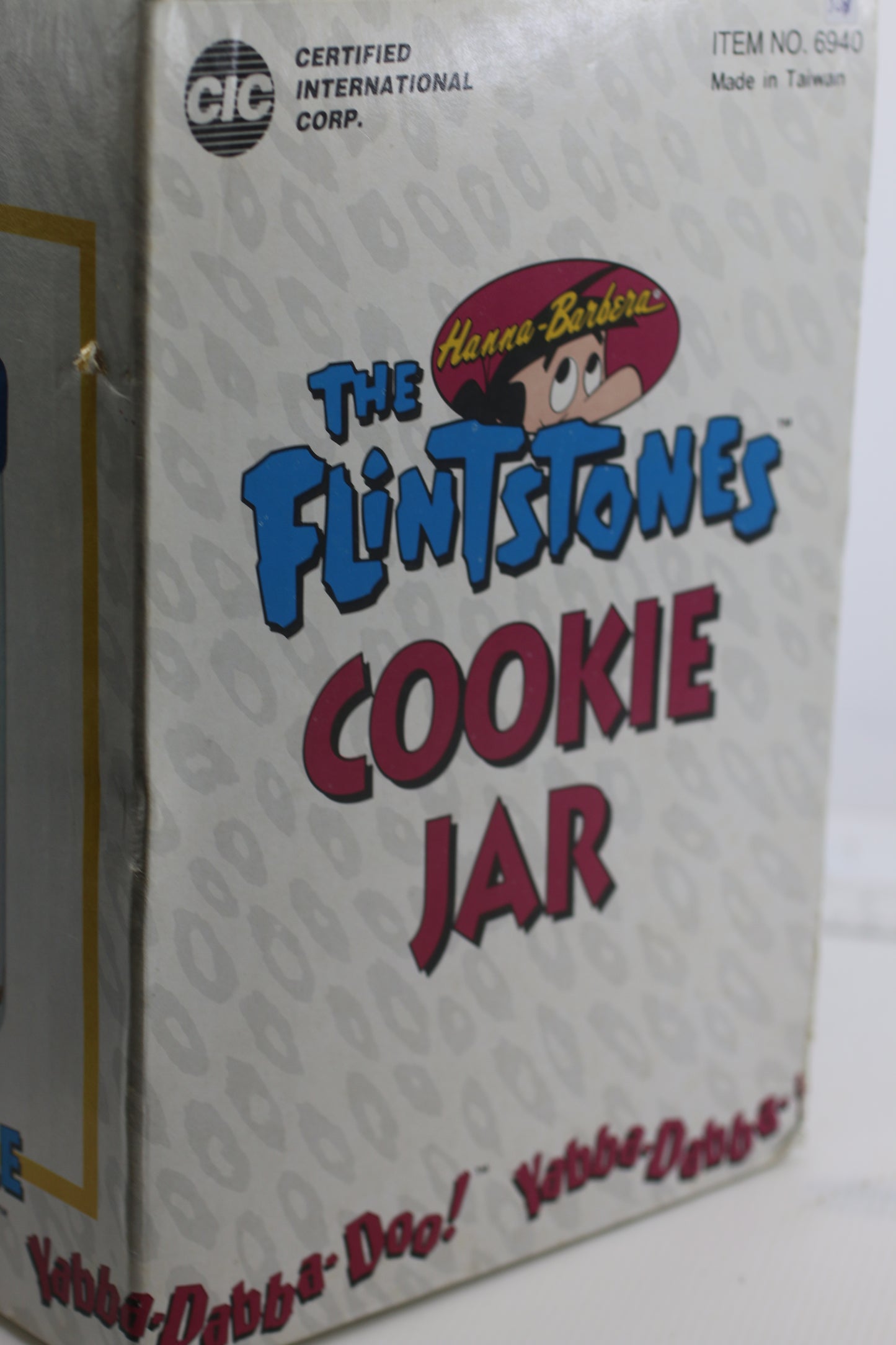 Vintage Flintstones Cookie Jar 1994 Hanna-Barbera Flintmobile With Box