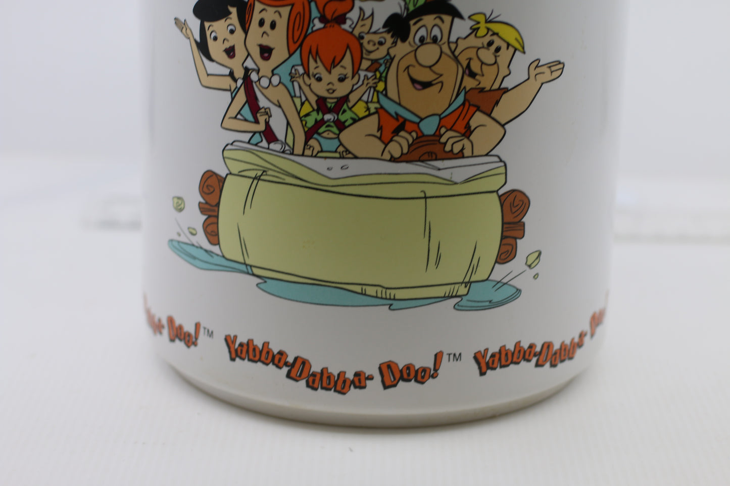 Vintage Flintstones Cookie Jar 1994 Hanna-Barbera Flintmobile With Box