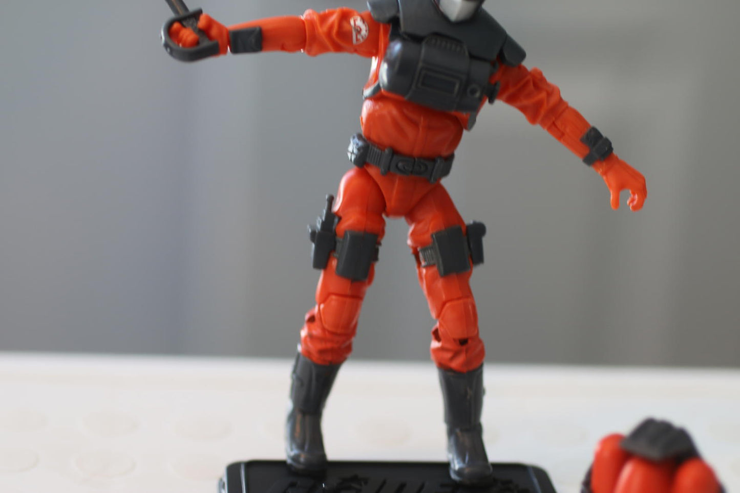 GI Joe 25th Anniversary BARBECUE 3.75" Action Figure Complete Hasbro 2008