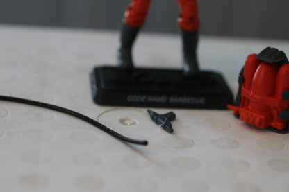 GI Joe 25th Anniversary BARBECUE 3.75" Action Figure Complete Hasbro 2008