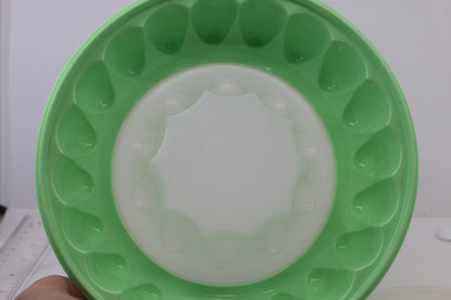 Tupperware Vintage Jel-N-Serve Jello Mold – 3-Piece Set – Mint Green