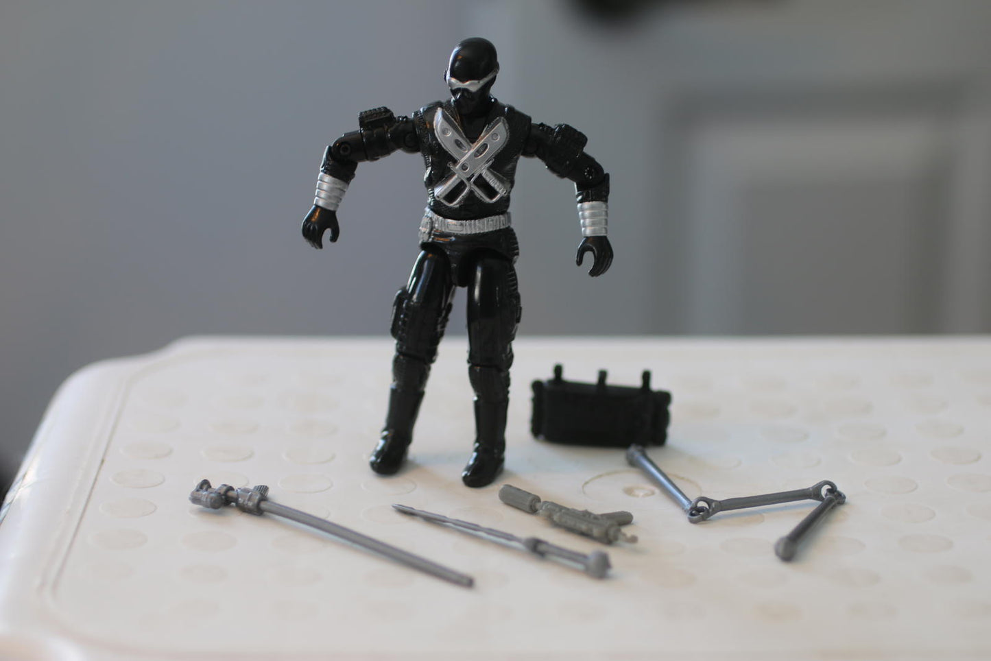 Vintage GIJOE 100% Complete Figure 1989 SNAKE EYES (v3) COMMANDO