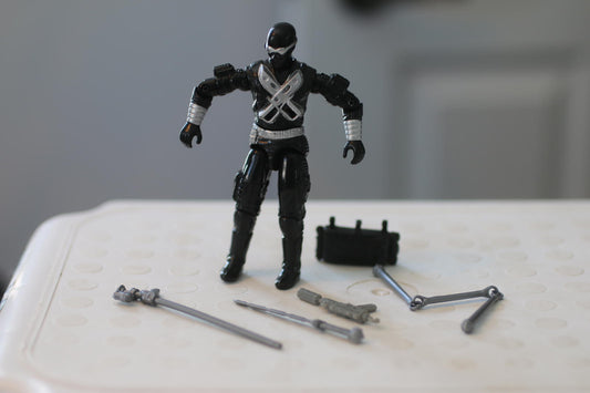 Vintage GIJOE 100% Complete Figure 1989 SNAKE EYES (v3) COMMANDO