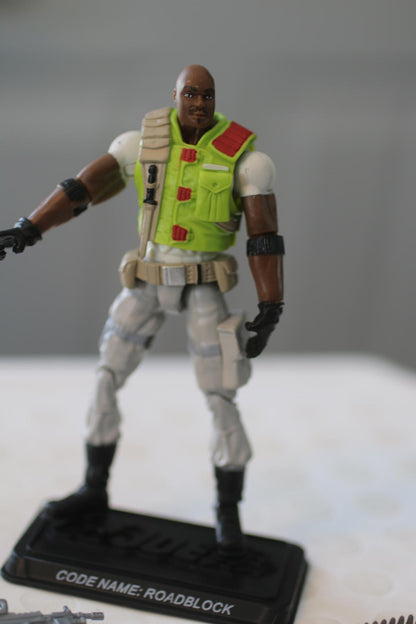 Roadblock V17 100% Complete 25th Anniversary GI JOE GIJOE G.I. Joe