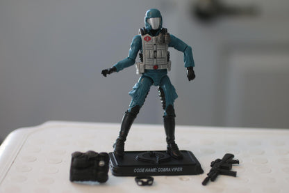 G.I. Joe 25th COBRA VIPER v17 Arctic Assault Loose 3.75" Action Figure