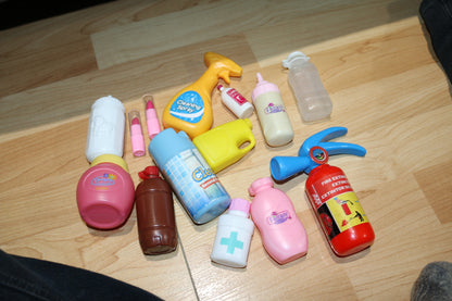Play Toys cleaning, pharmacy bathroom girls Mixed Lot Played With Condition