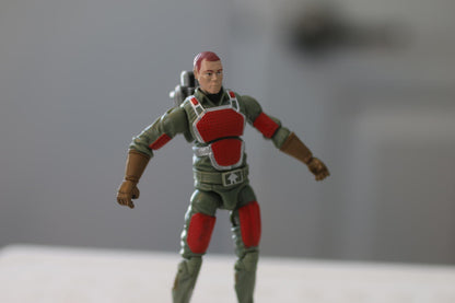 GI Joe 25th Anniversary 2008 SGT FLASH v2 Figure 100% Complete Laser Rifle Troop