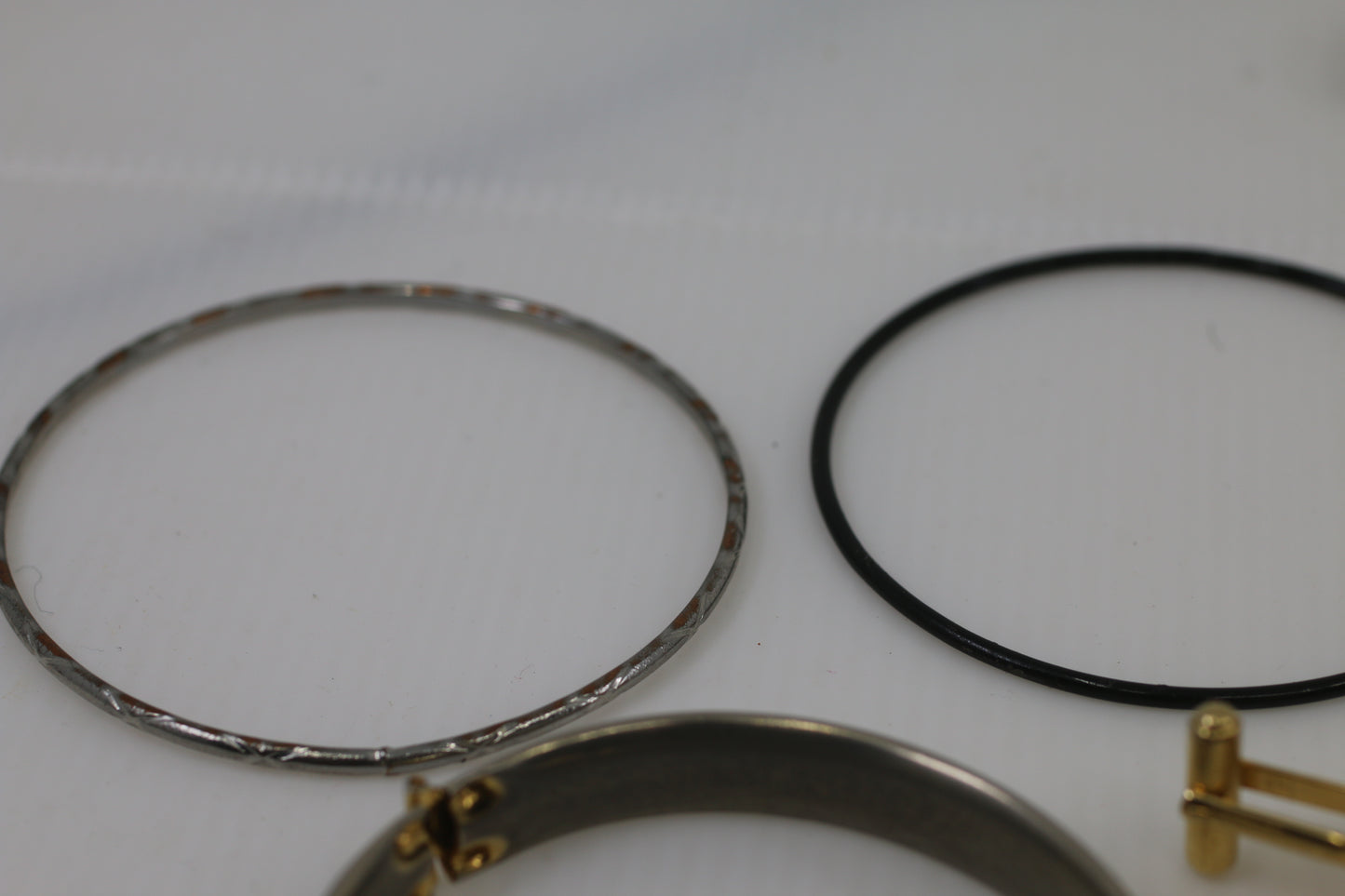 Large Vintage Costume Jewelry Lot – Bangles, Bracelets, Pendants, Charms & Necklace – Mixed Metals