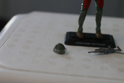 GI Joe 25th Anniversary 2008 SGT FLASH v2 Figure 100% Complete Laser Rifle Troop