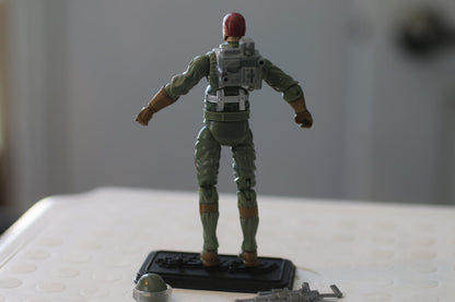 GI Joe 25th Anniversary 2008 SGT FLASH v2 Figure 100% Complete Laser Rifle Troop