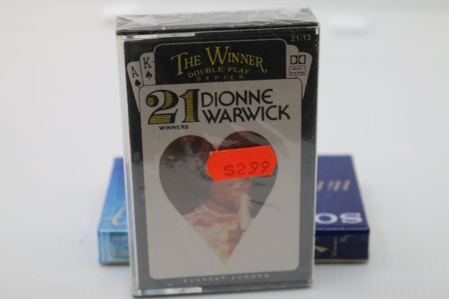 NEW Dionne Warwick: The Winner Double Play Series 21 Original Hits Cassette