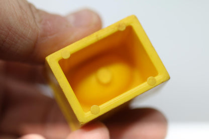 Vintage Fisher Price Little People Bathroom Yellow Sink replacement part piece