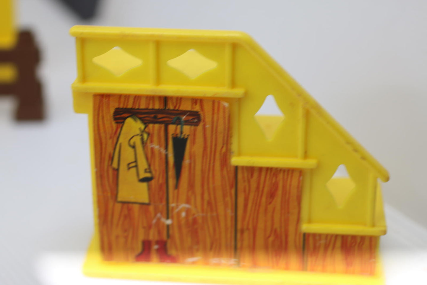 Vintage Fisher Price Little People Yellow Stairs for House 952 Replacement Parts