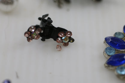 Large Vintage Costume Jewelry Lot – Bangles, Bracelets, Pendants, Charms & Necklace – Mixed Metals