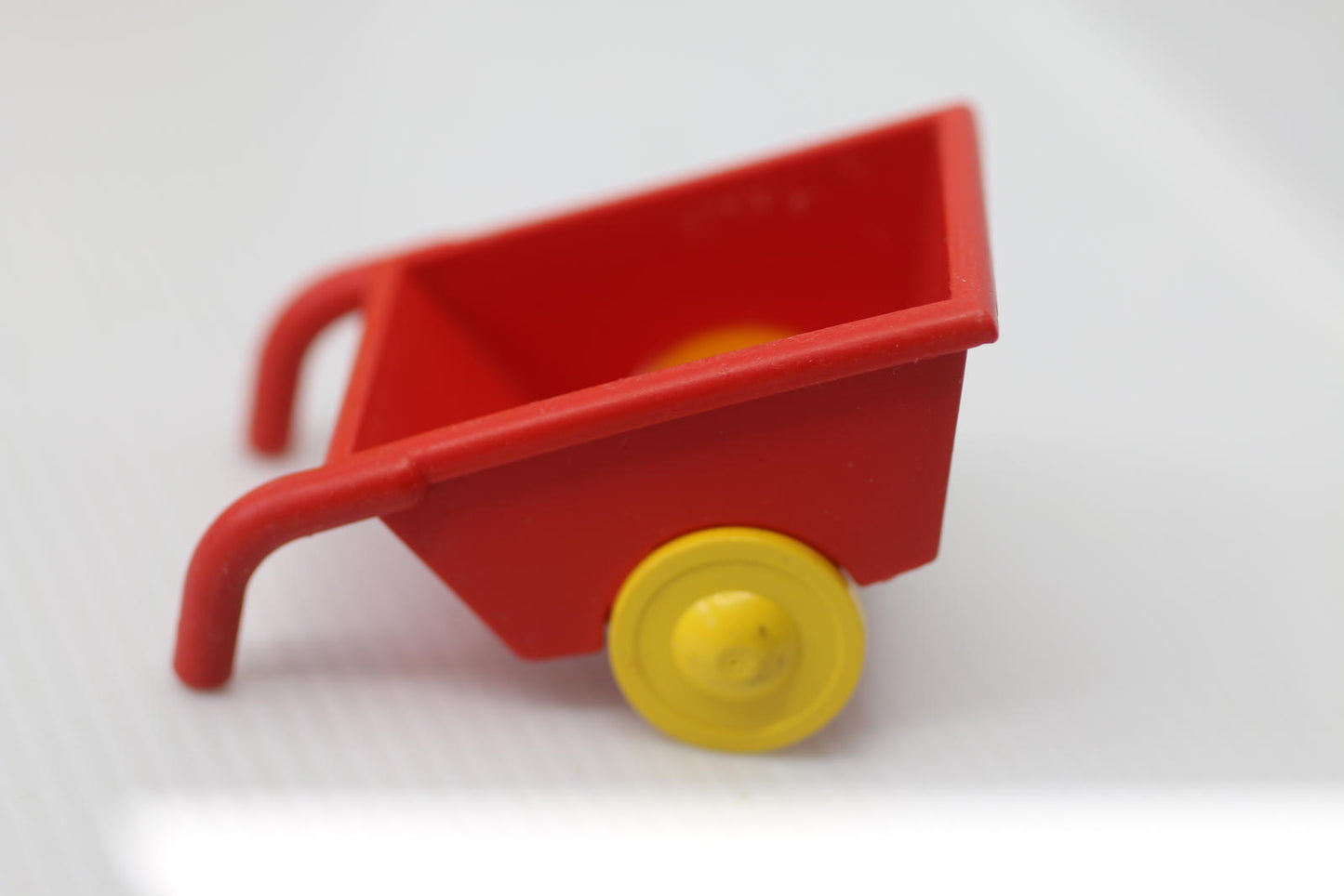 LEGO - Duplo Wheelbarrow with Yellow Wheels - Red