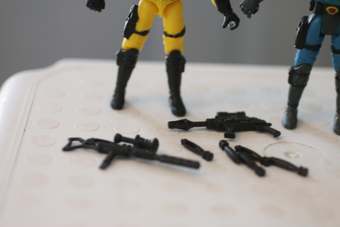 2001 Hasbro GI Joe vs Cobra Neo Viper Loose Action Figure Blue&Yellow