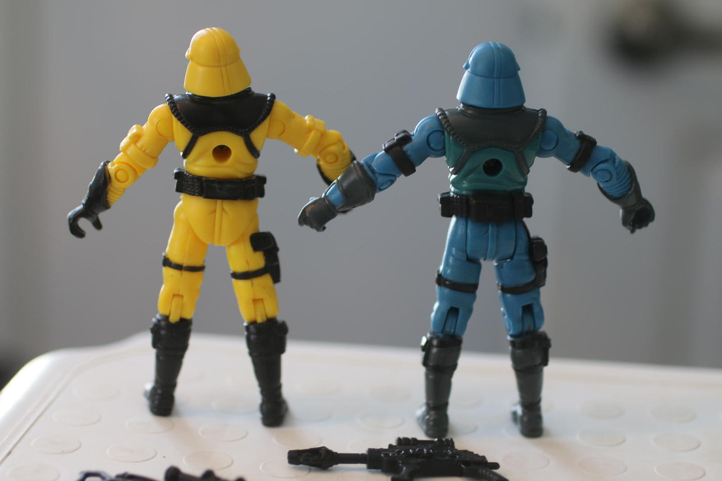 2001 Hasbro GI Joe vs Cobra Neo Viper Loose Action Figure Blue&Yellow