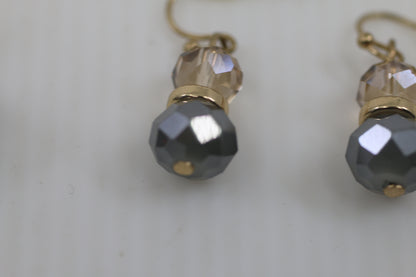 Vintage Costume Earrings Lot – Rhinestone, Crystal, Drop & Stud Styles – Mixed Set