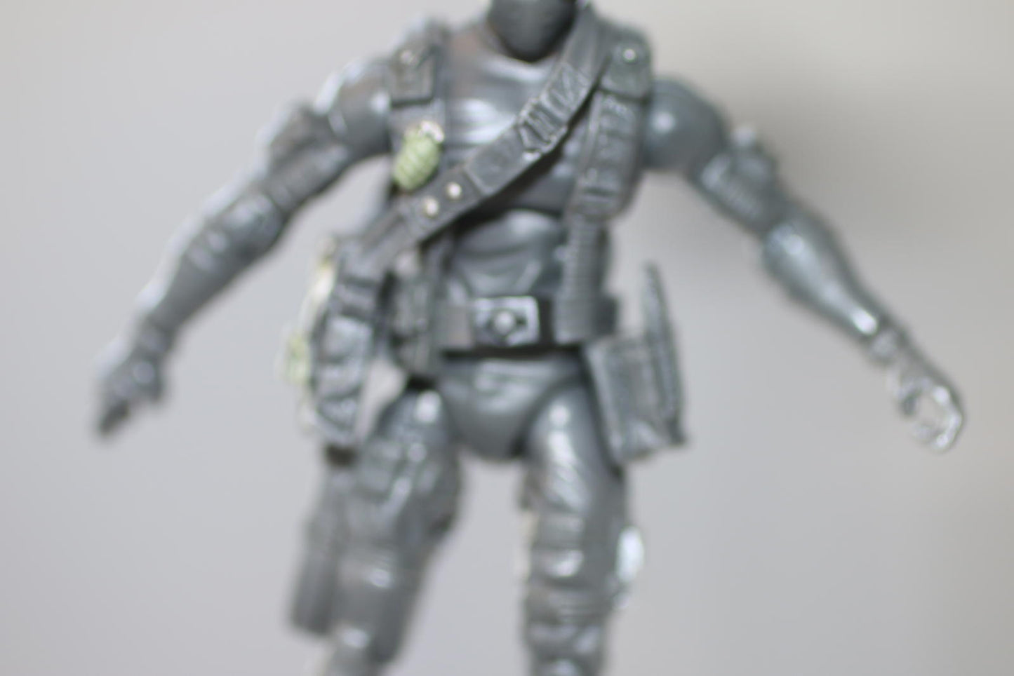 Snake Eyes v28 (Grey) Complete GI Joe 25th Anniversary 2008 Hasbro Action Figure