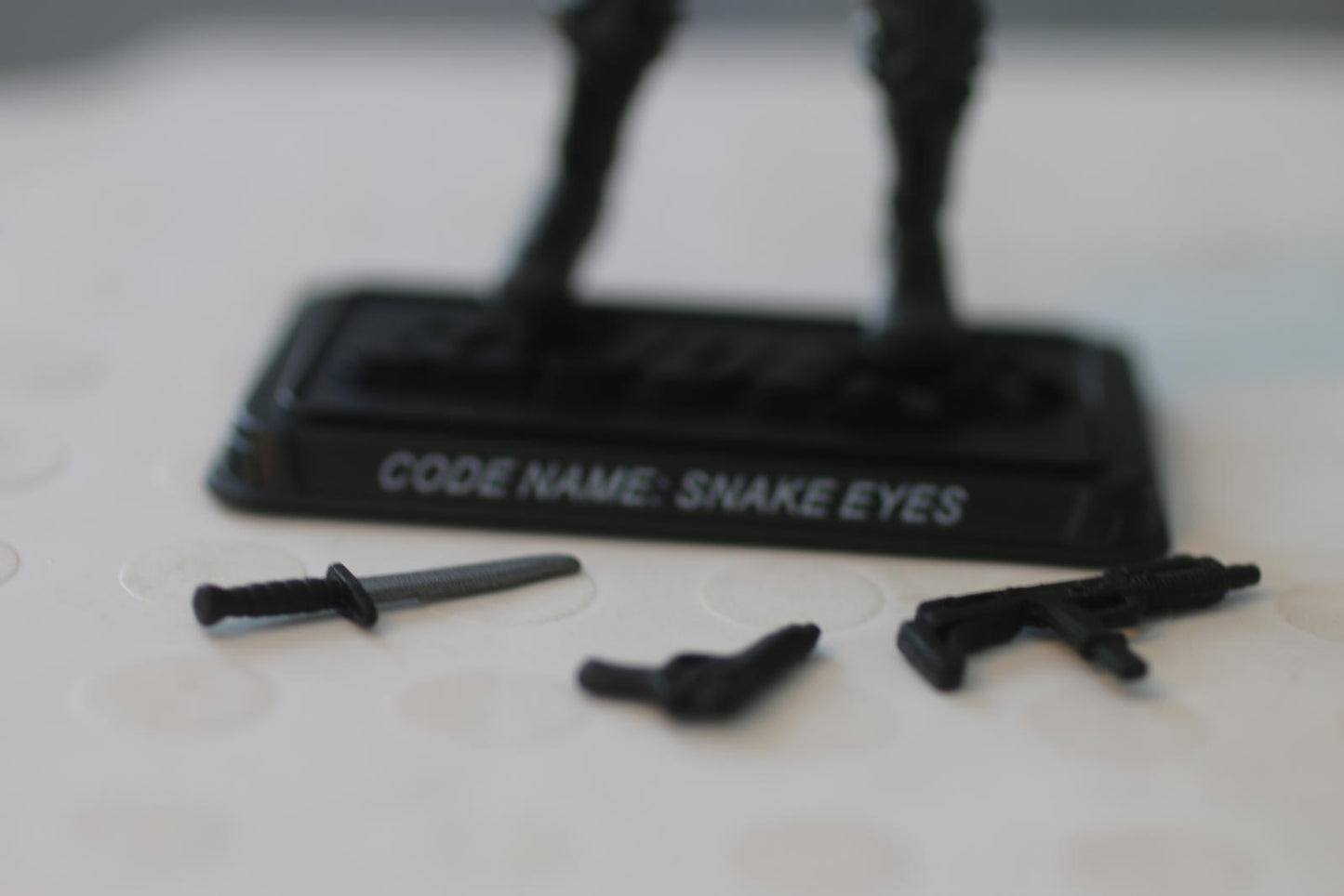 Snake Eyes v28 (Grey) Complete GI Joe 25th Anniversary 2008 Hasbro Action Figure