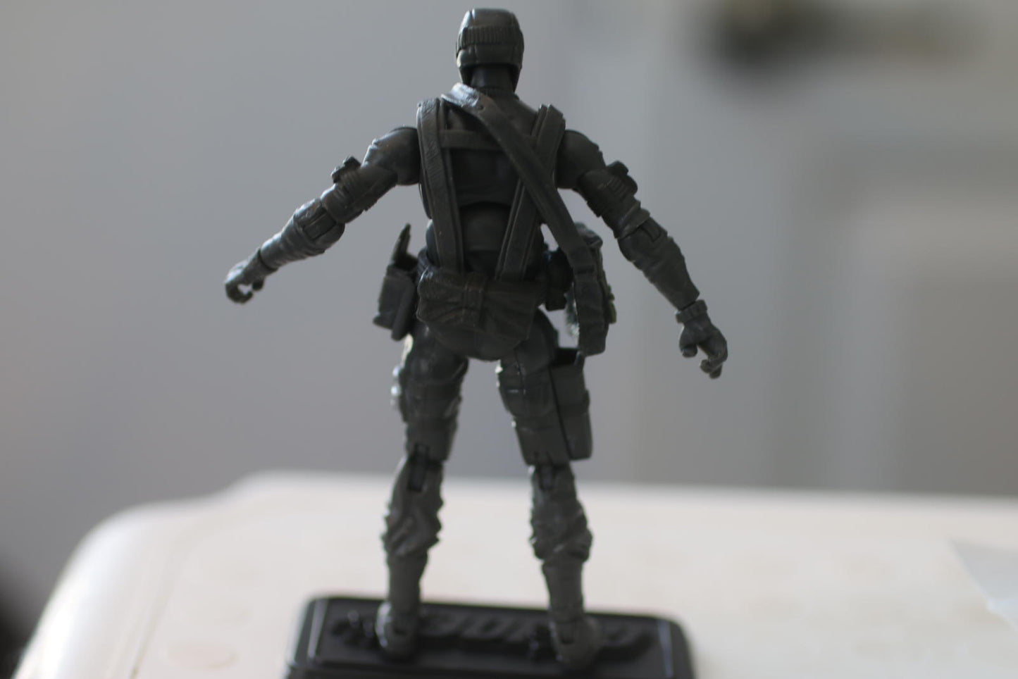 Snake Eyes v28 (Grey) Complete GI Joe 25th Anniversary 2008 Hasbro Action Figure