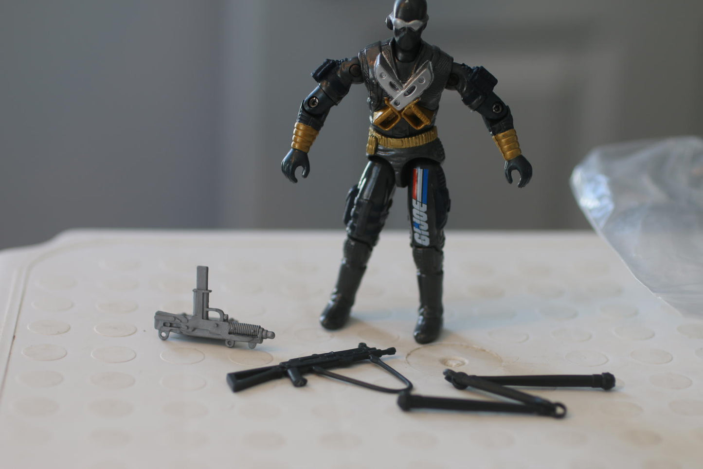 VINTAGE GI JOE 2002 SNAKE EYES v12 COMMANDO BJ'S EXCLUSIVE *COMPLETE V12 figure