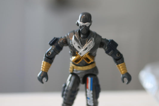 VINTAGE GI JOE 2002 SNAKE EYES v12 COMMANDO BJ'S EXCLUSIVE *COMPLETE V12 figure