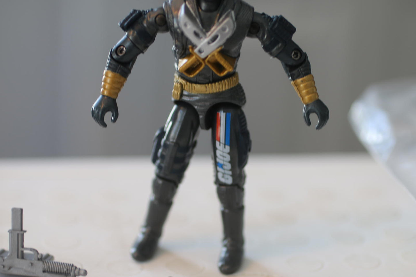 VINTAGE GI JOE 2002 SNAKE EYES v12 COMMANDO BJ'S EXCLUSIVE *COMPLETE V12 figure