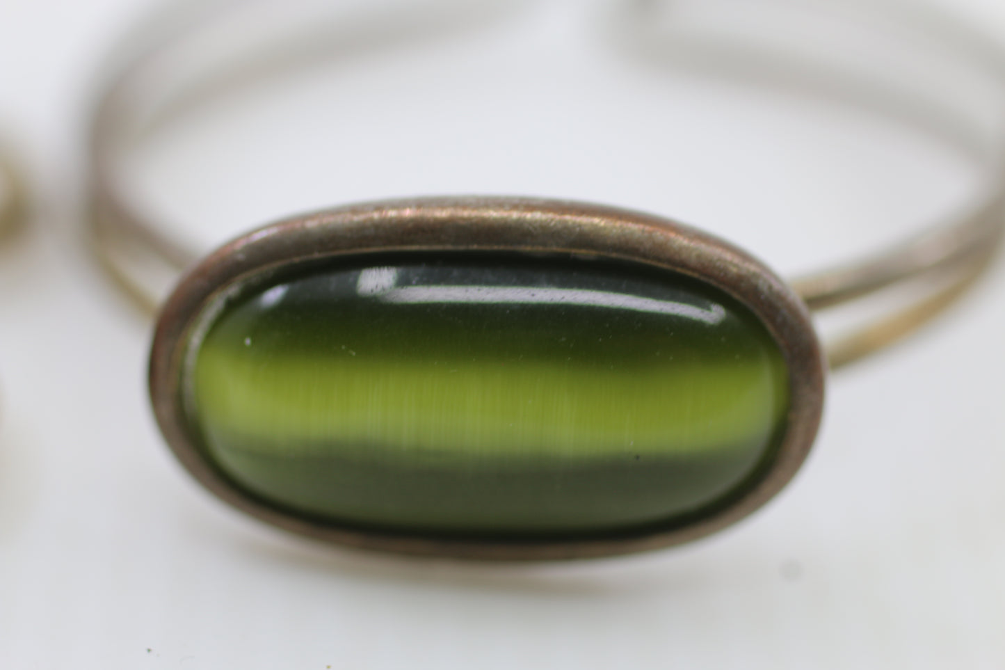 Vintage Mixed Jewelry & Trinket Lot — Cuff Bracelet, Keychain Pendant & Metal Bookmark