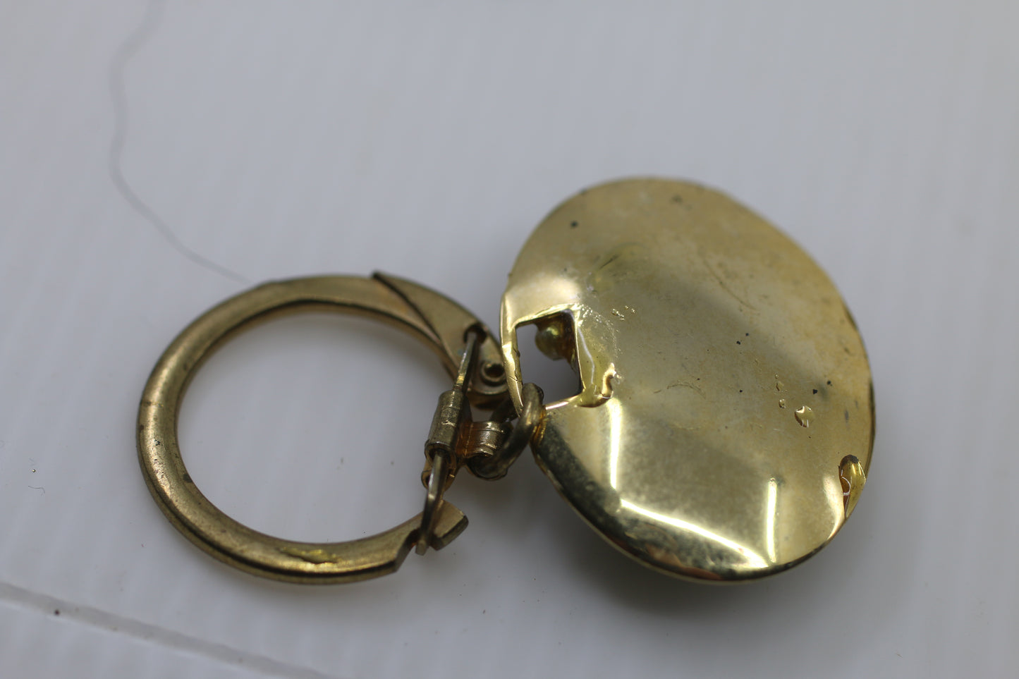 Vintage Mixed Jewelry & Trinket Lot — Cuff Bracelet, Keychain Pendant & Metal Bookmark