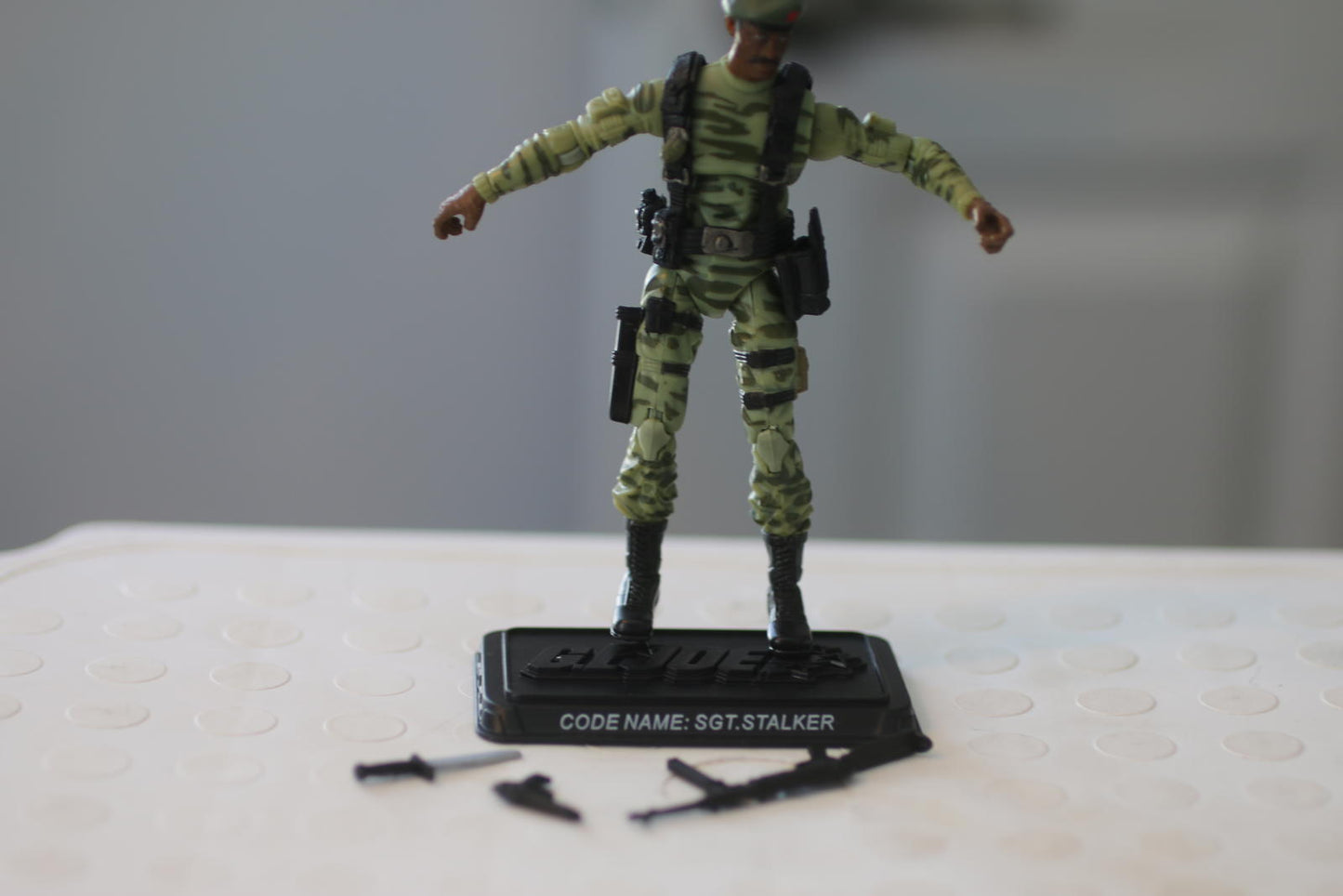 Sgt Stalker V9 100% Complete 25th Anniversary G.I. Joe GI JOE action figure toy