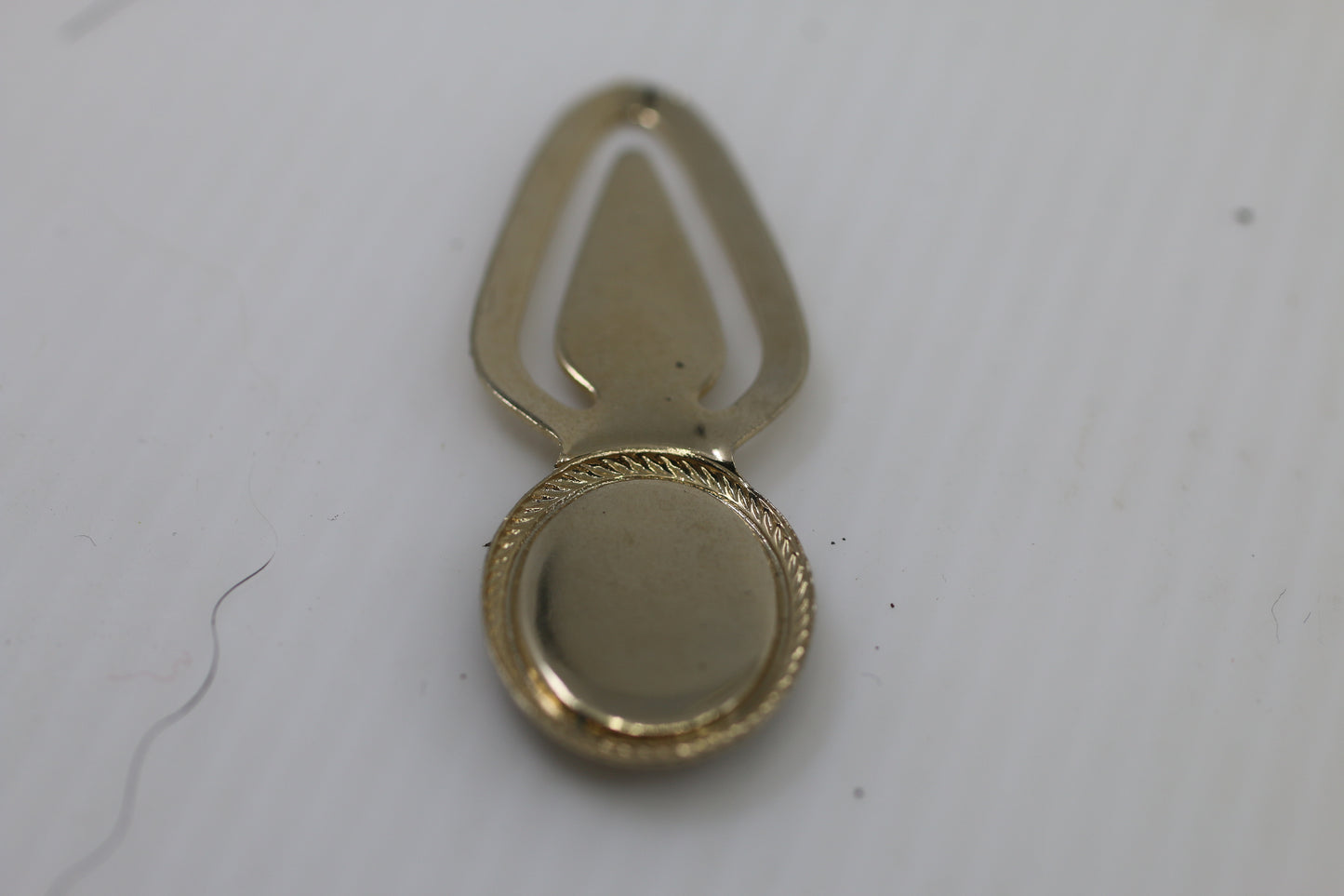 Vintage Mixed Jewelry & Trinket Lot — Cuff Bracelet, Keychain Pendant & Metal Bookmark