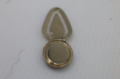 Vintage Mixed Jewelry & Trinket Lot — Cuff Bracelet, Keychain Pendant & Metal Bookmark