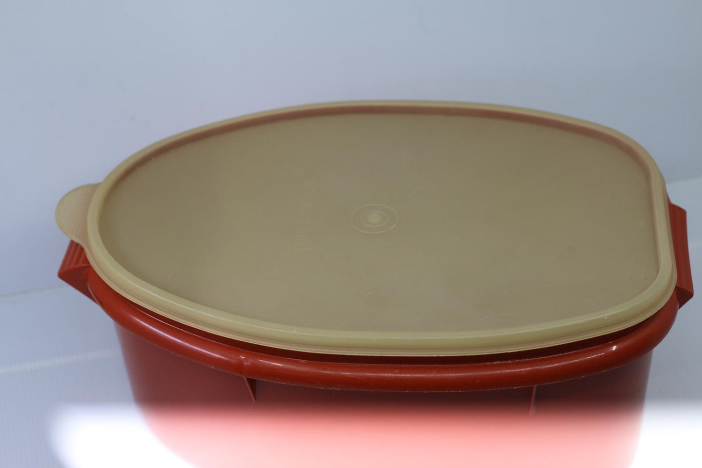 Vintage Tupperware 3-piece Flavor Saver Paprika Roast Ham Chicken Turkey Keeper2