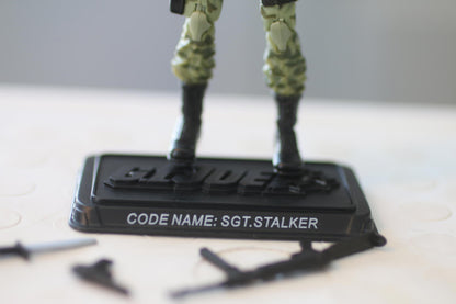 Sgt Stalker V9 100% Complete 25th Anniversary G.I. Joe GI JOE action figure toy