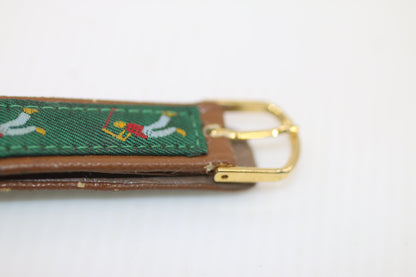 Vintage Majestron Quartz Golf Watch – Golfer Dial – Genuine Leather Strap – Needs Battery