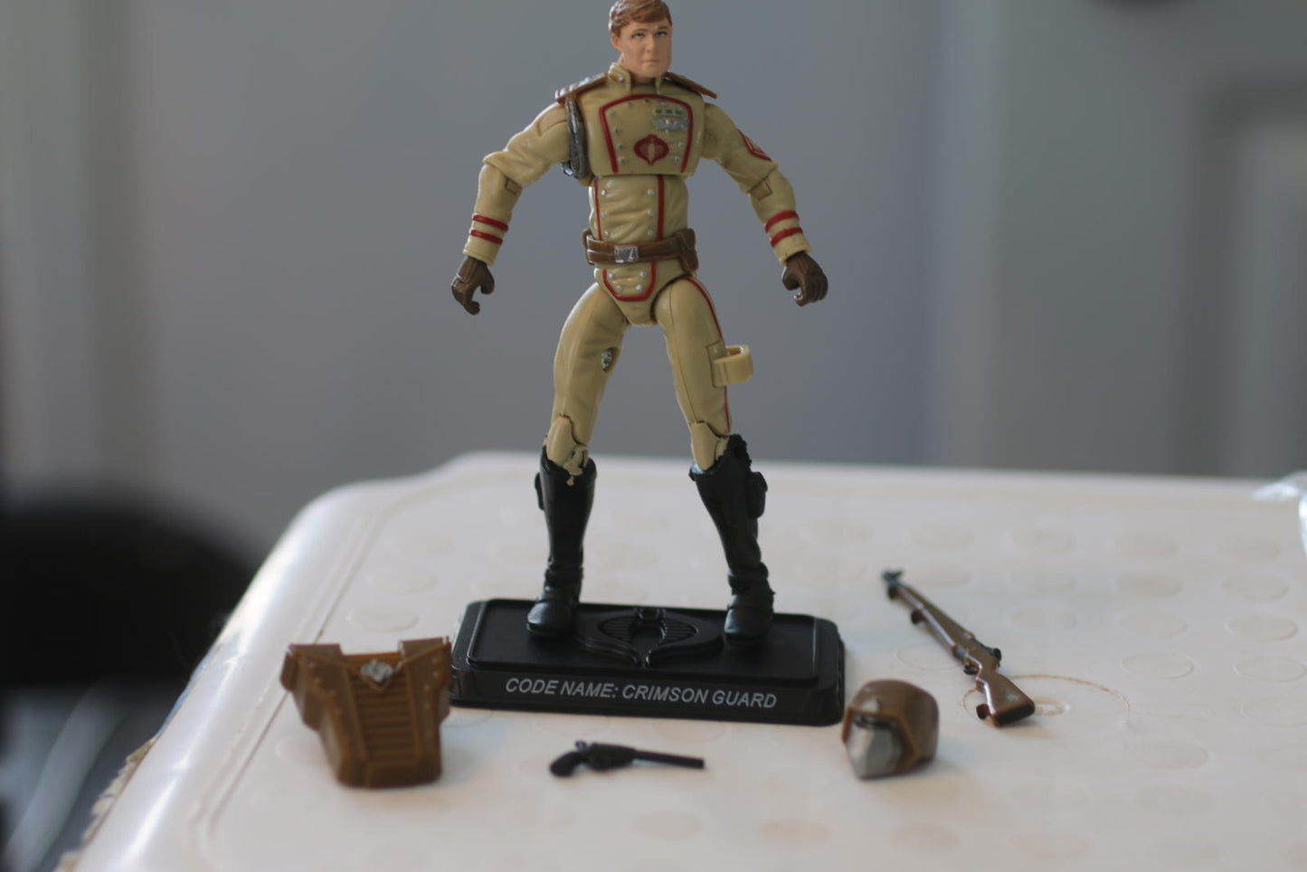 GI Joe Cobra Extreme conditions Desert infantry crimson guard 25th Anniversary.