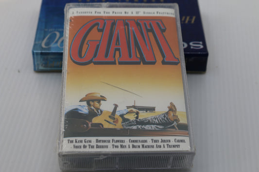 Cassette Giant various artists london 1987 sealed brand new Vintage